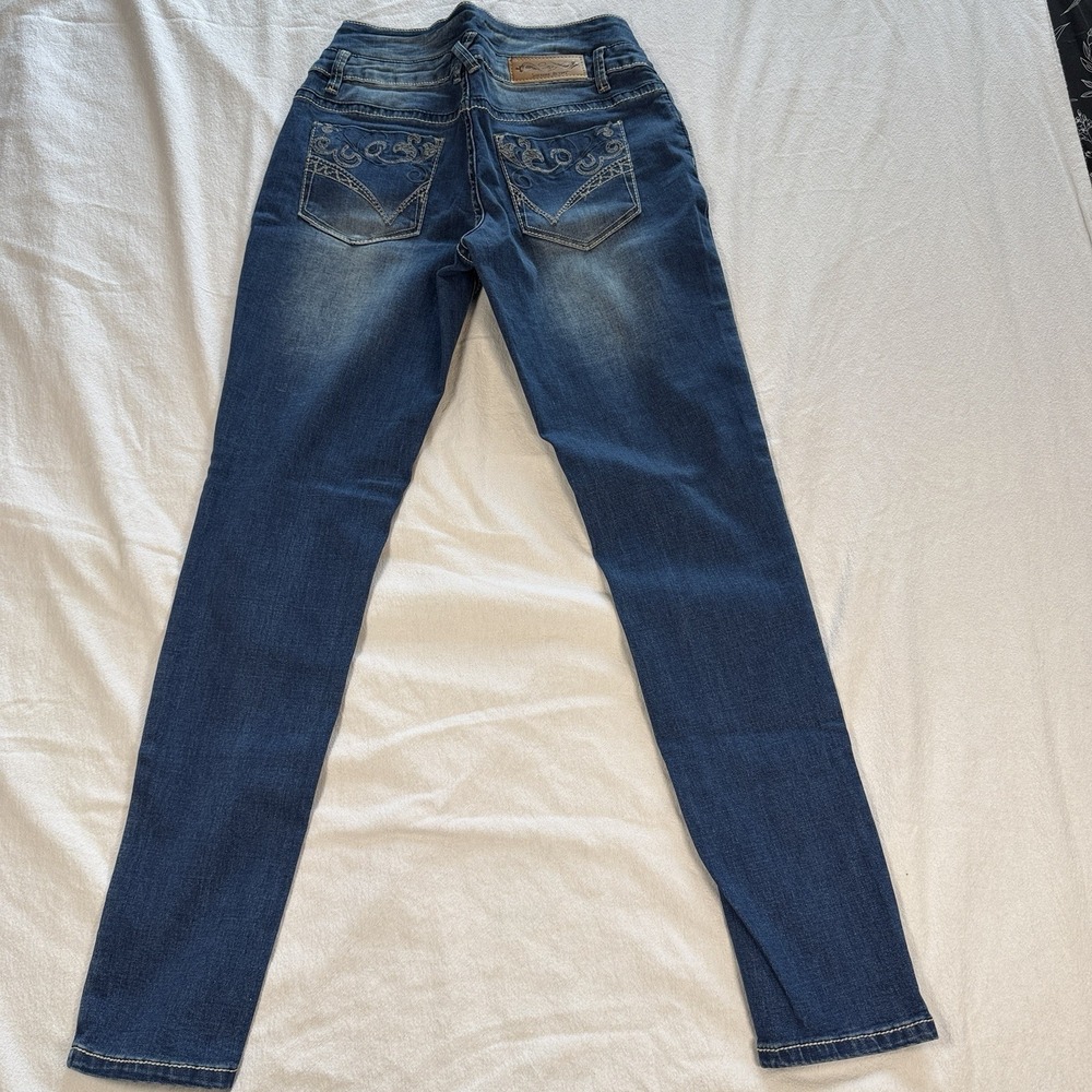 NWT‎ Suzanne Betro Women's Sz 8 Blue Jeans Zip/Button